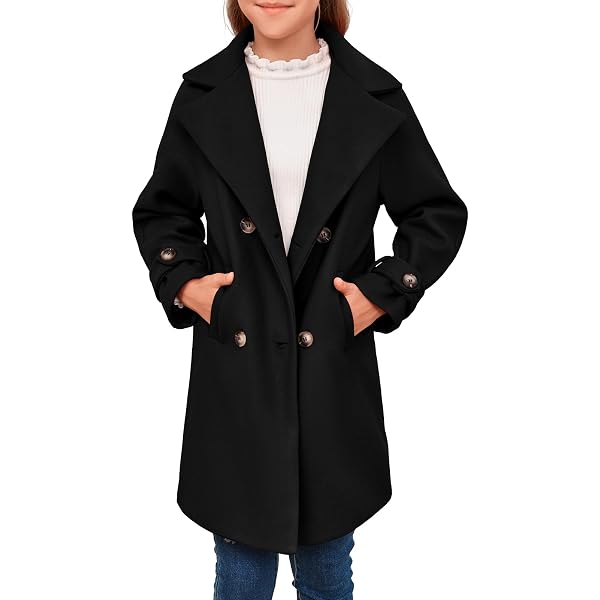 Amazon.com: Agnes Orinda Women's Plus Size Coats Notched Lapel